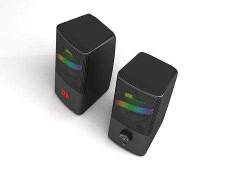 Redragon GS530 Air Aux 3.5mm Stereo Surround Music 2.0 PC Gaming RGB Smart Speakers column for PC Loudspeaker Redragon GS530 Air Aux 3.5mm Stereo Surround Music 2.0 PC Gaming RGB Smart Speakers column for PC Loudspeaker